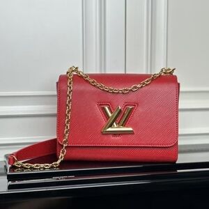 Louis Vuitton Twist MM Red Epi Bag